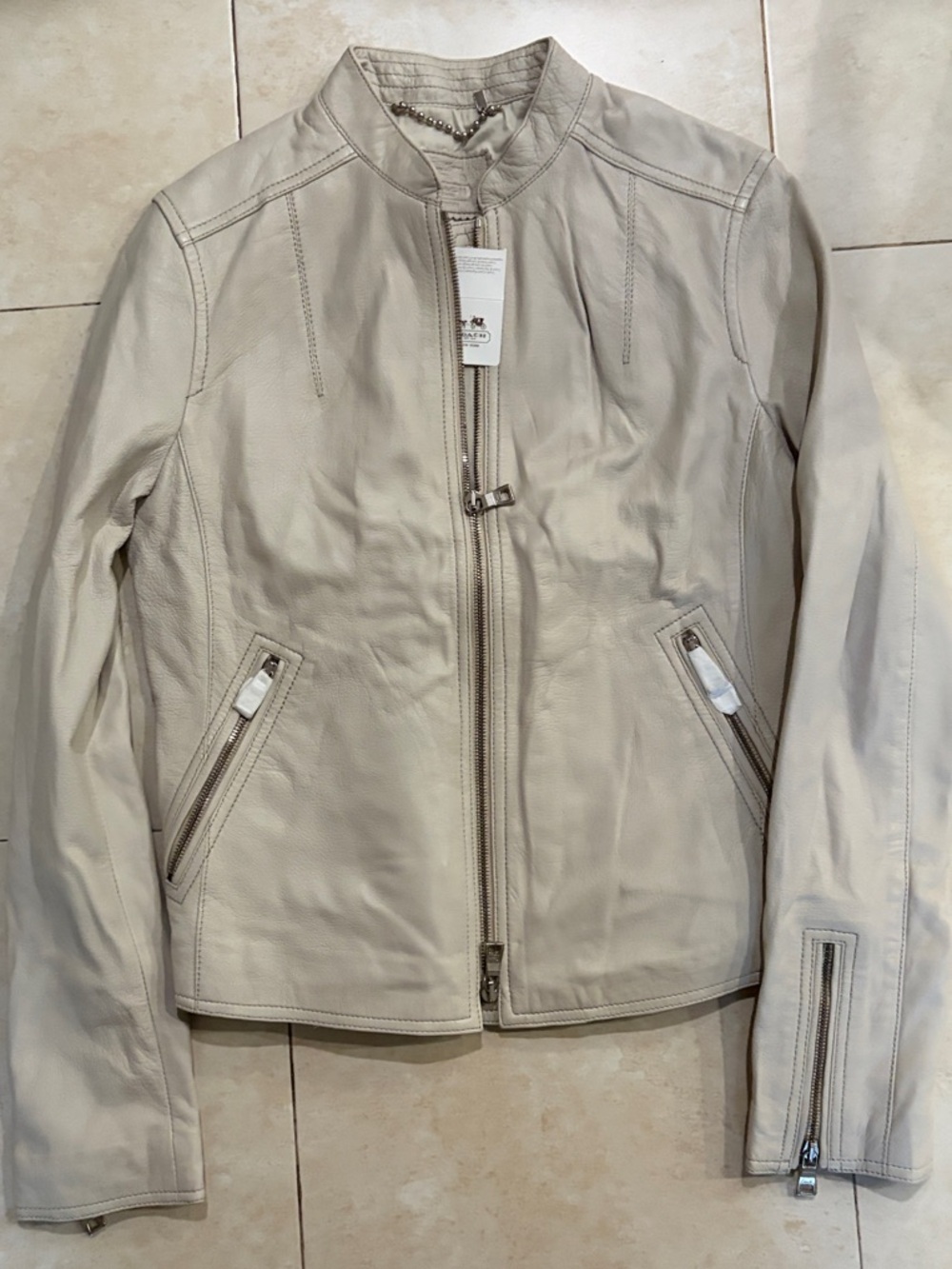 COACH leather jacket